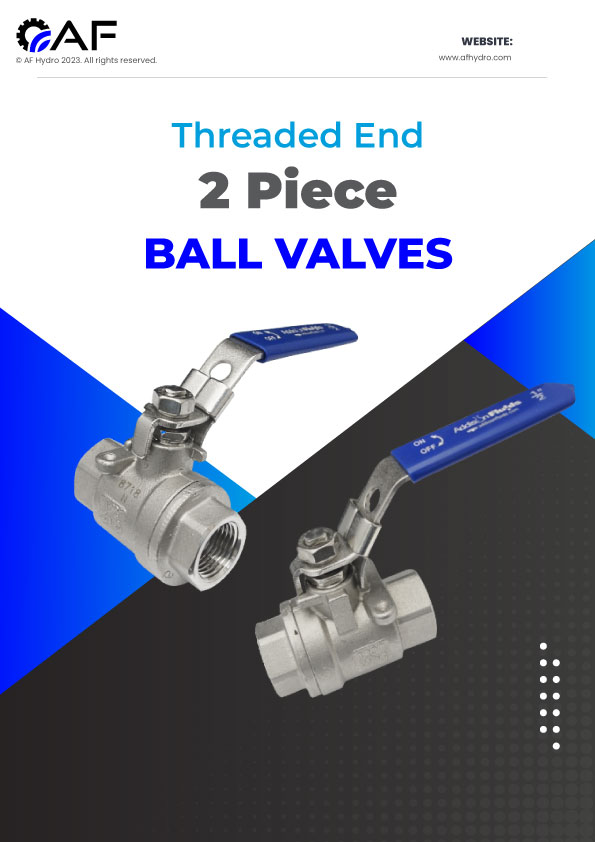 2 pc Ball Valves
