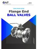 Katalog AF Hydro ANSI 300 SS316 flange end ball valves