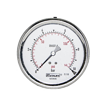 Pressure gauge STAUFF, muka 100 mm