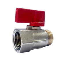 Ball valve brass mini