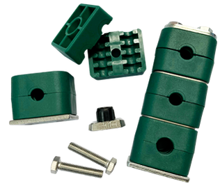 Tubeclo clamp bodies, cover plates and bolts