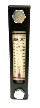 Level gauge dengan termometer
