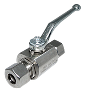 Ball valve tekanan tinggi dengan tuas